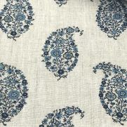Jessamy Paisley Fabric Cerulean Blue
