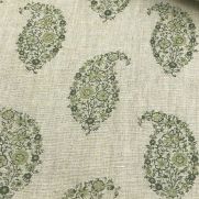 Jessamy Paisley Fabric Pear Green