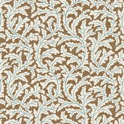 Sample-Frond Ogee Fabric Sample