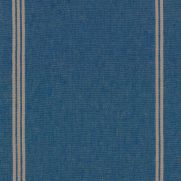 Katalin Stripe Linen Fabric Dark Blue Taupe