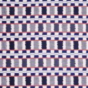 Lapaz Outdoor Fabric Azzurro Blue Red