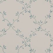 Sample-Leaf Trellis Wallpaper Sample