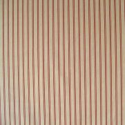 Les Grilles D'or Fabric Red Striped