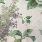 Lilacs Fabric Flower Print Purple