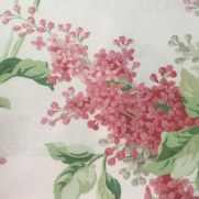 Lilacs Fabric Pink Floral Print
