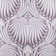 Lotus Wallpaper Purple Metallic
