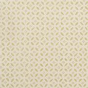 Lulsley Linen Fabric Greengage Green Geometric Print