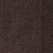 Marled Brown Orange Wool Fabric