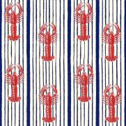 Sample-Mediterranean Lobsters Wallpaper Sample