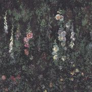 Sample-Midnight Garden Wallpaper Sample