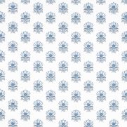 Milford Fabric Blue Small Floral Print