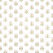 Milford Fabric Blush Pink and Green Small Floral Print