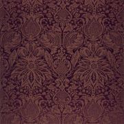 Mitford Weave Wine Red Damask Fabric