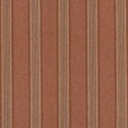 Moray Stripe Wool Fabric Russet Red