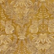 Mustard Damask Fabric