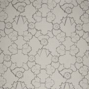 Naked Angelica Linen Fabric Grey Floral