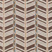 Sample-Woodbridge Stripe Embroidered Fabric Sample
