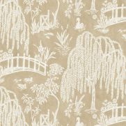Les Saules Fabric Beige