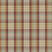 Nevis Wool Fabric Red Stone Plaid