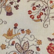 Embroidered Drapery Fabric