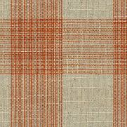 Hemsby Check Fabric in Russet