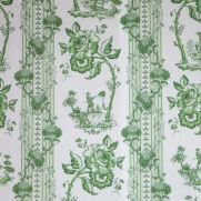 Sample-Oriental Toile Fabric Sample