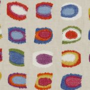 Sample-Jamboree Embroidered Spot Fabric Sample