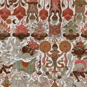 Red and Brown Wallpaper Designs