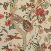Sample-Coromandel Bird Fabric Sample