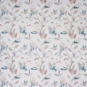 Richmond Linen Fabric Multicoloured on White