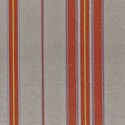 Sackville Stripe Fabric in Russet