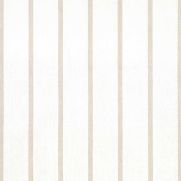 Sailing Stripe Linen Fabric Beige and White