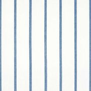 Sailing Stripe Linen Fabric Navy Blue and White
