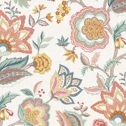 Samode Wallpaper Terracotta Detail