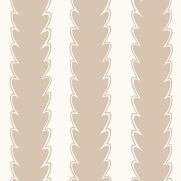 Scallop Stripe Wallpaper