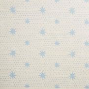 Sample-Spot and Star Linen Union Fabric Sample