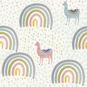 Llamas & Rainbows Wallpaper