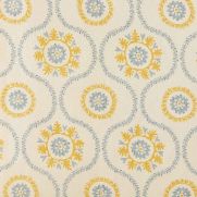 Sample-Suzani Linen Fabric Sample
