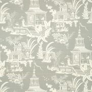 Empress Court Grasscloth Wallpaper