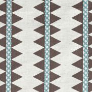 Sample-Reno Stripe Embroidered Fabric Sample