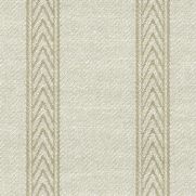 Warden Stripe Fabric in Whey