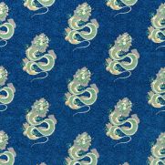 Sample-Water Dragon Velvet Fabric Sample