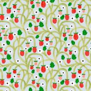 Sample-Wild Strawberries Wallpaper Sample