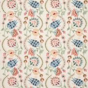 Zaviera Embroidery Fabric Multi