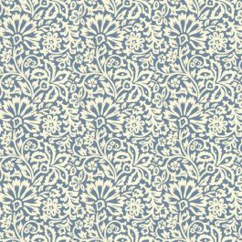 Flora Blue Wallpaper | Floral Wallpaper
