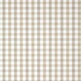 Saybrook Check Wallpaper in Beige by Anna French