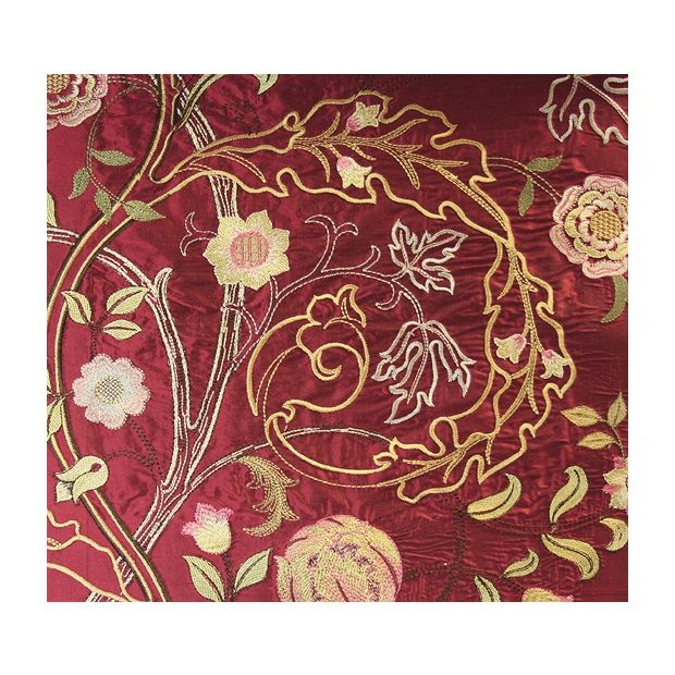 Mary Isobel Embroidered Silk Fabric