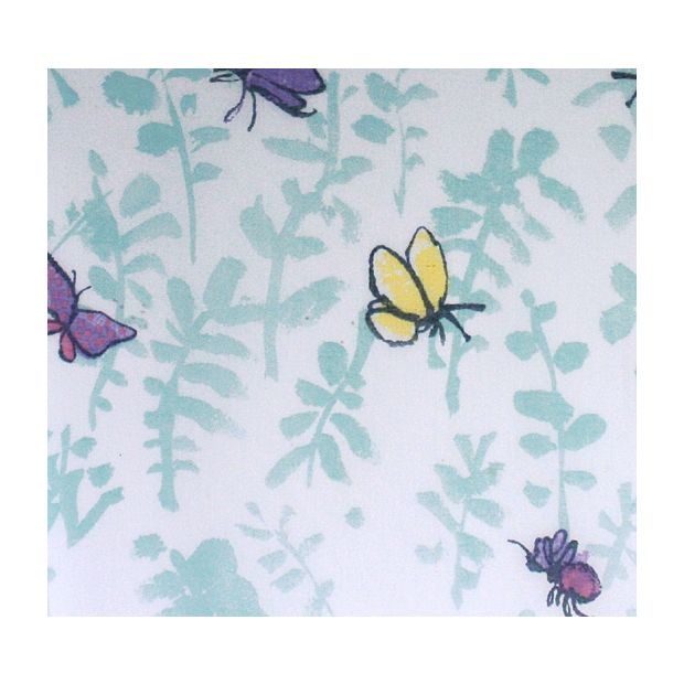 Butterfly Meadow Voile Fabric