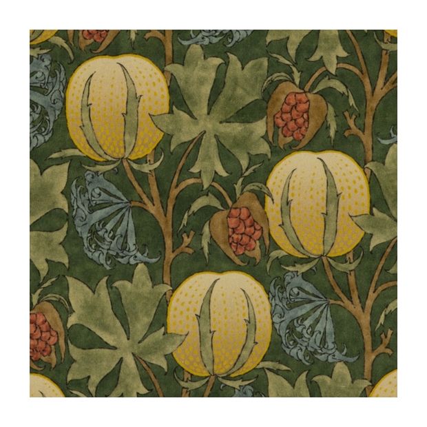 Pumpkins Printed Velvet Fabric