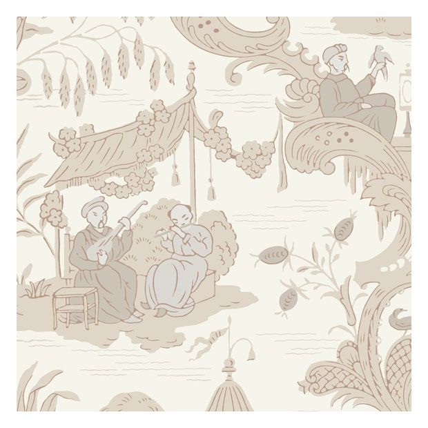Chinese Toile Wallpaper